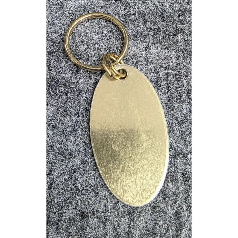 Historic Lynchburg Virginia 1786 Keychain Oval Design